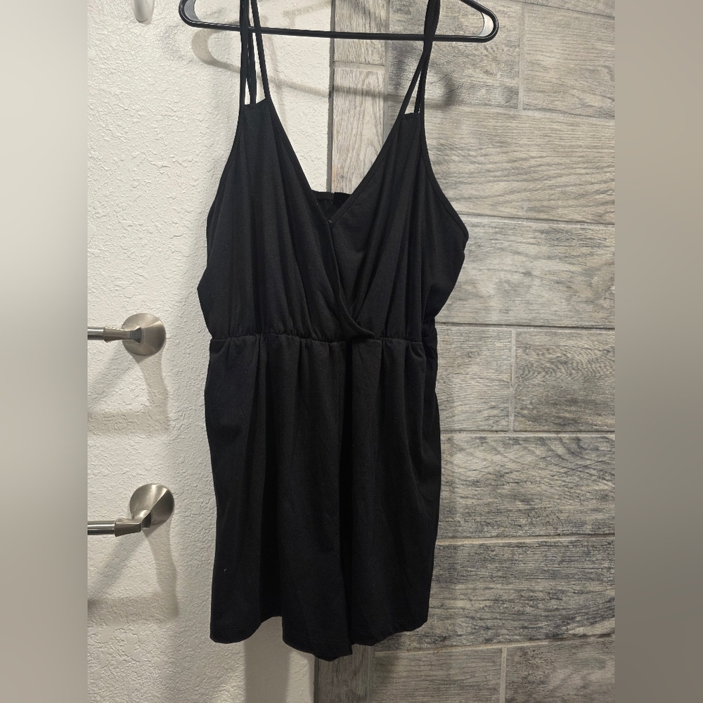 Women's Black Romper